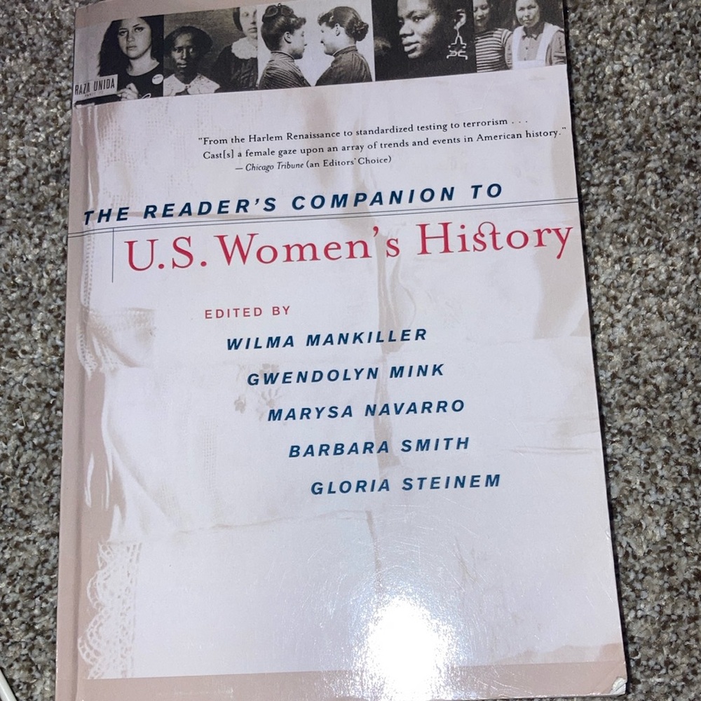The Reader's Companion to U.S. Women's History Book